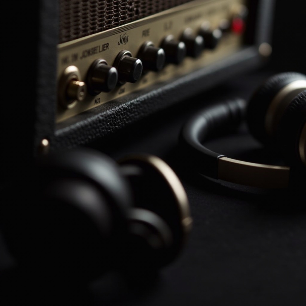 ¿Puedo usar cualquier auriculares con el amplificador de guitarra?
