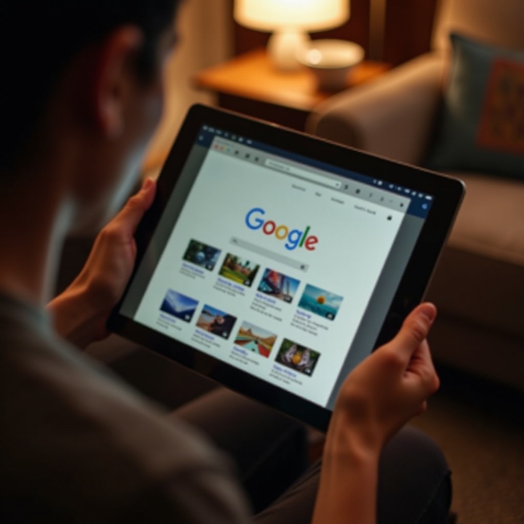 jak změnit pozadí google na ipad