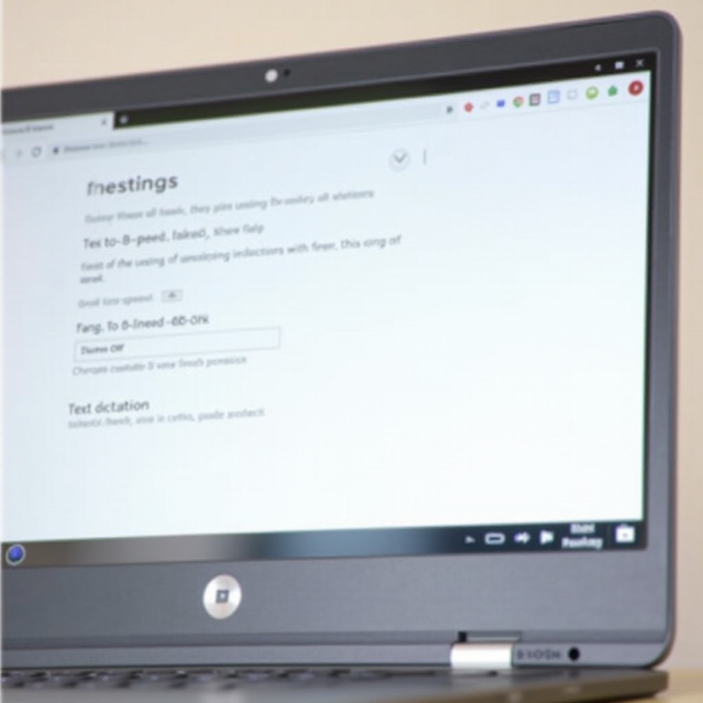 kung paano i-off ang tinig sa Chromebook
