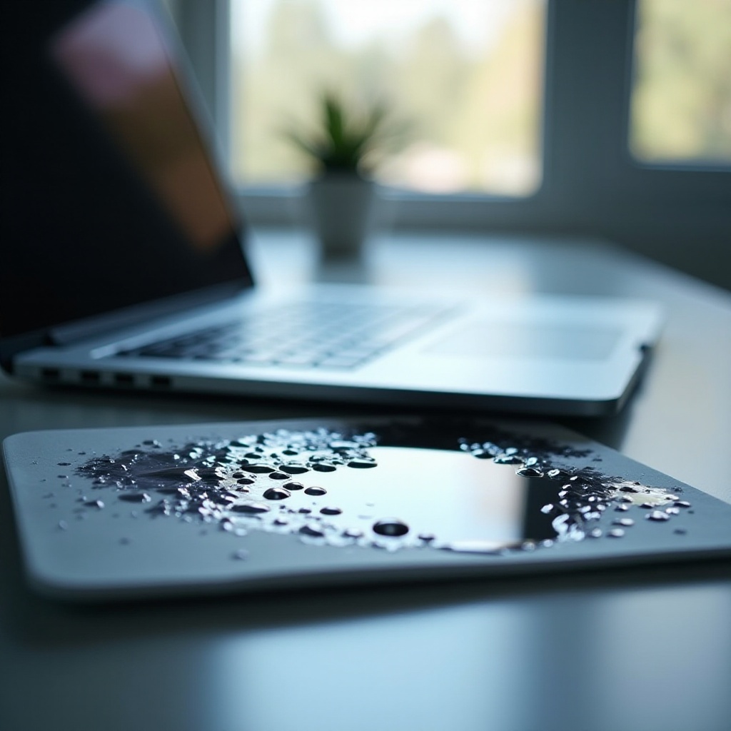 nataponan ng tubig ang laptop