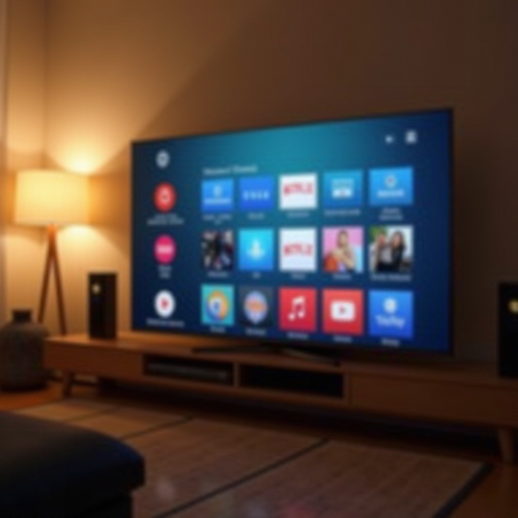 jak aktualizovat aplikace na televizi Samsung