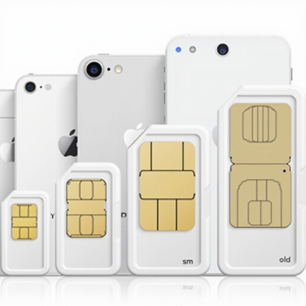 حجم بطاقة SIM في الآيفون