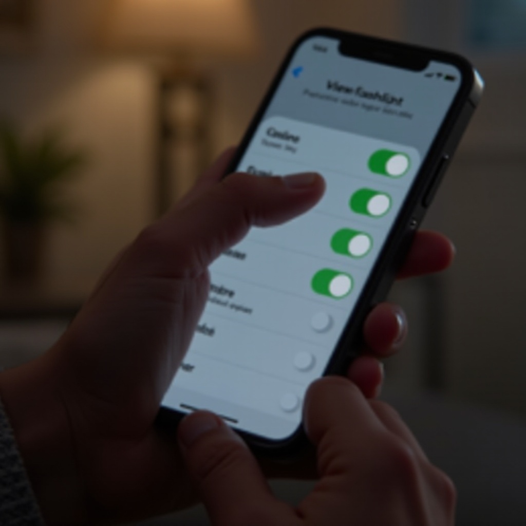 jak vypnout svítilnu na smartphonu