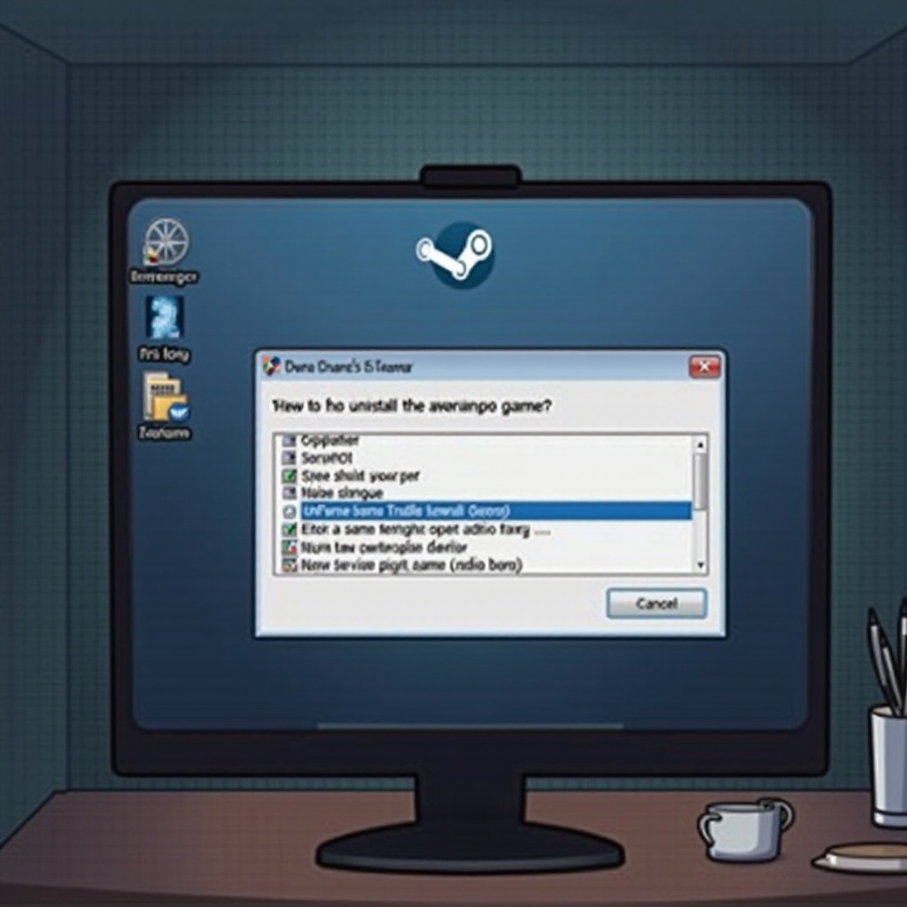 Paano mo i-uninstall ang isang laro sa Steam?