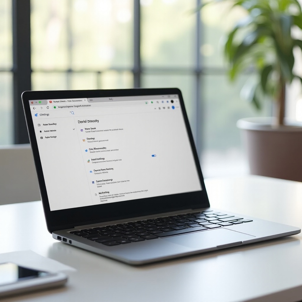 cómo desactivar la voz en Chromebook
