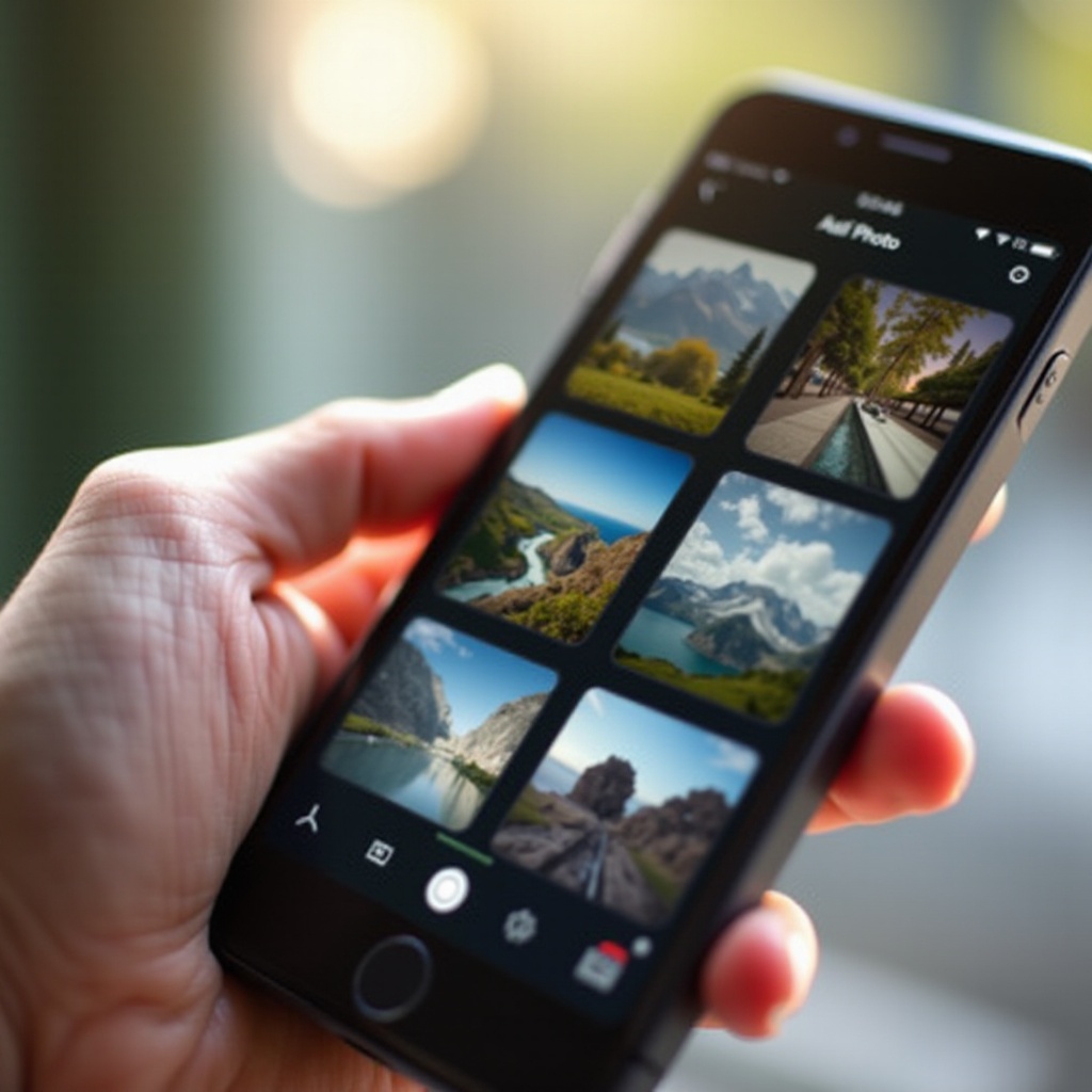 iphone vybrat více fotografií