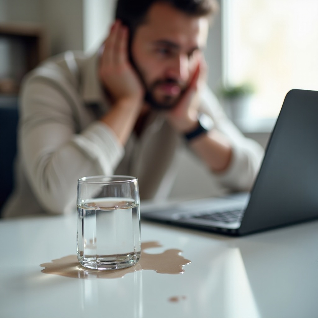 derramar agua portátil