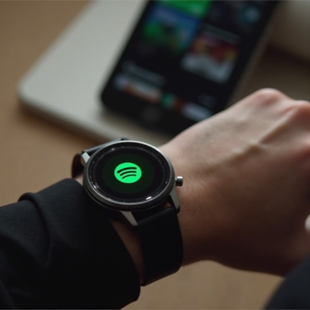 cómo conectar spotify al reloj inteligente