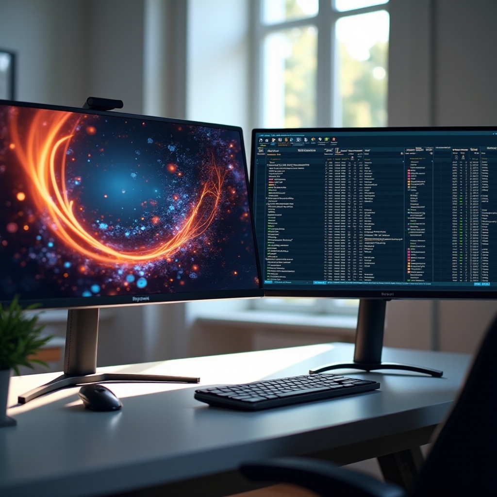 odlišné rozlišení dvou monitorů
