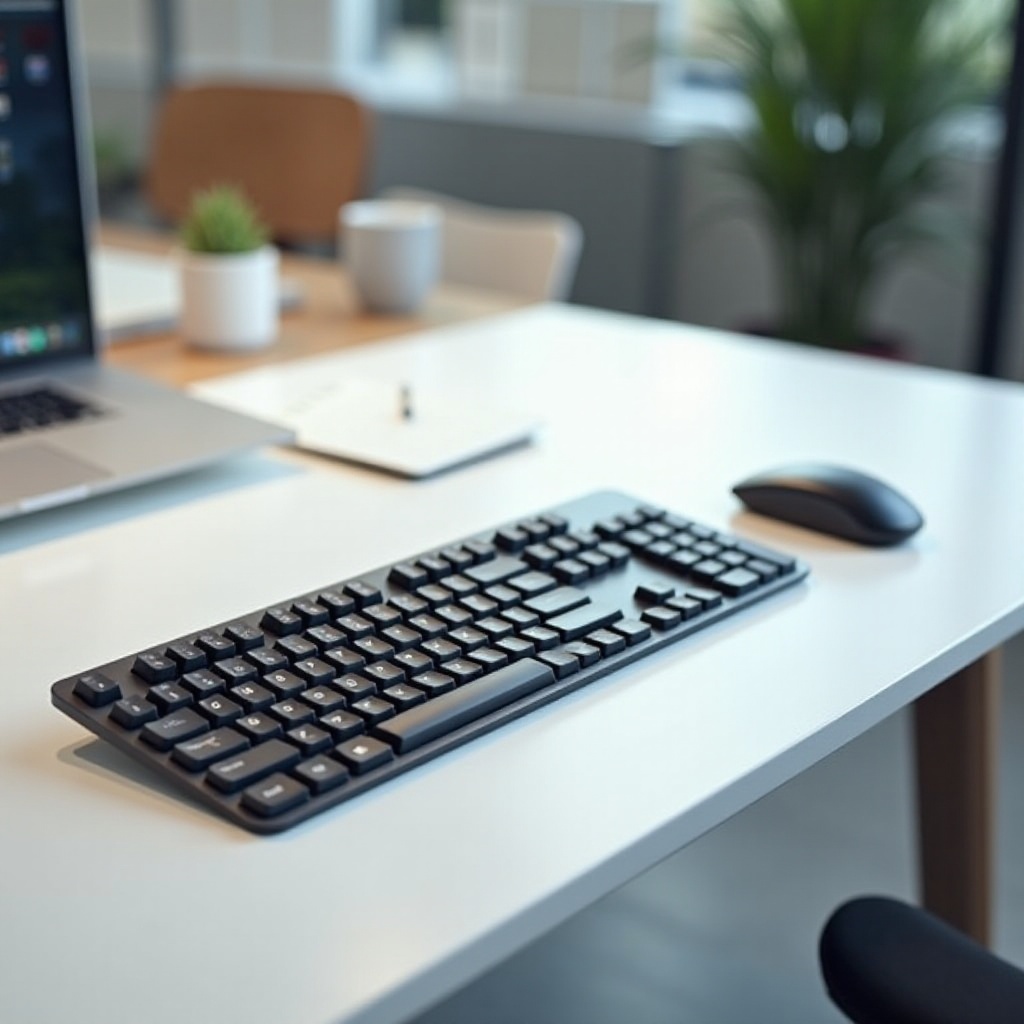 klávesnice, která může přepínat mezi počítači